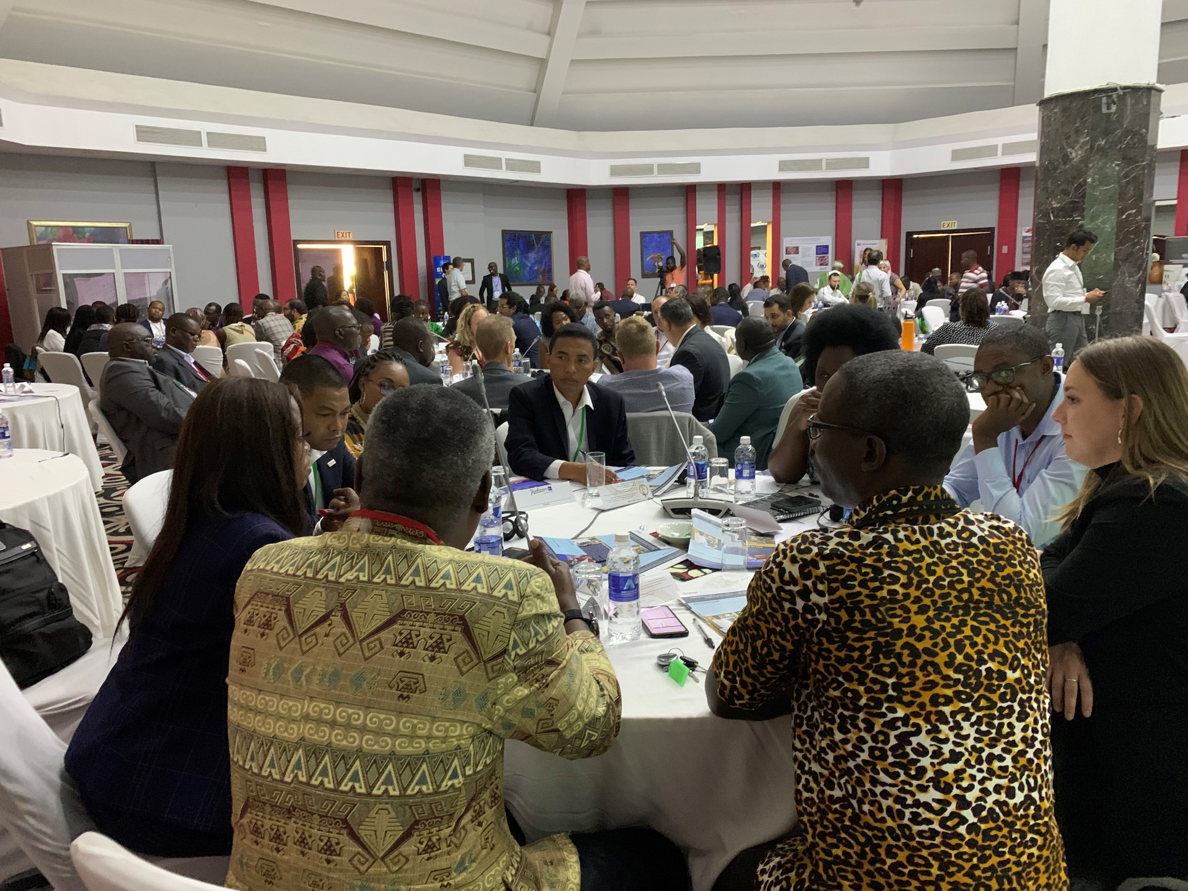 Open cafe at the PtD Global Indaba In Lusaka, Zambia, 2022