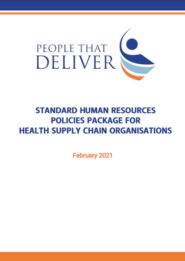 Standard human resources policies package for health supply chain organisations