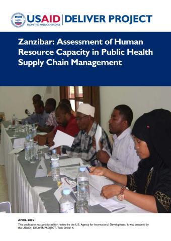 Zanzibar Assessment of Human Resource Capacity in Public Health Supply Chain Management